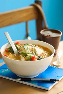Spicy Asian Green Bean and Tofu Soup