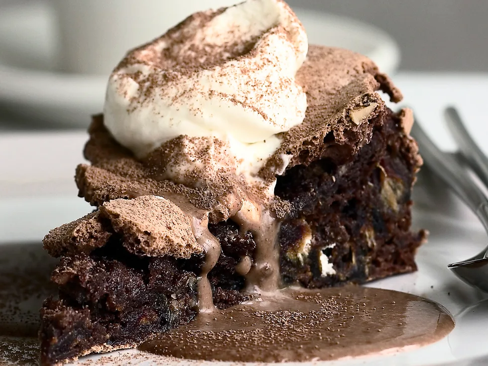 Date, Pecan and Chocolate Torte
