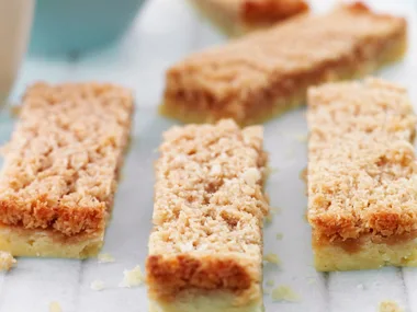 Maple Syrup and Coconut Shortbread