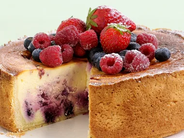 Berry Ripple Cheesecake