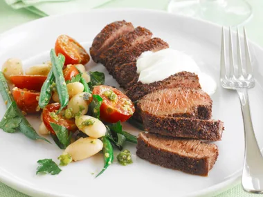 Moroccan Lamb and White Bean Salad