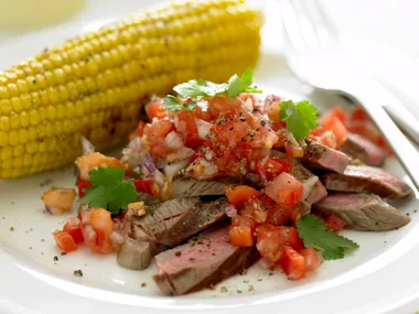 Argentine Steak with Salsa