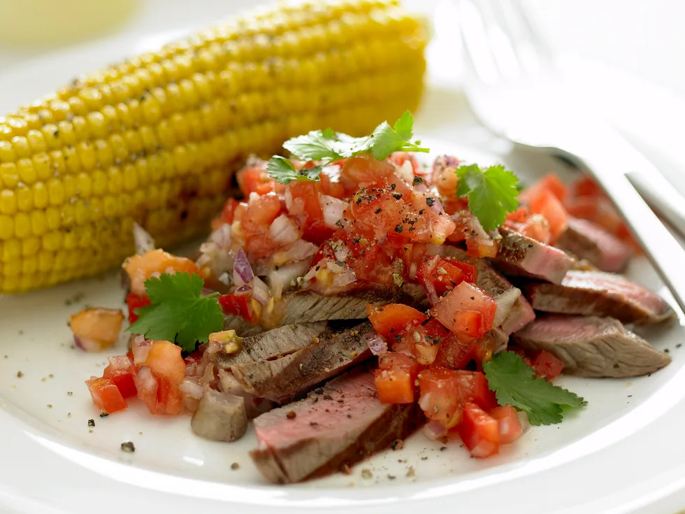 Argentine Steak with Salsa