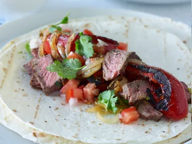 Beef fajitas
