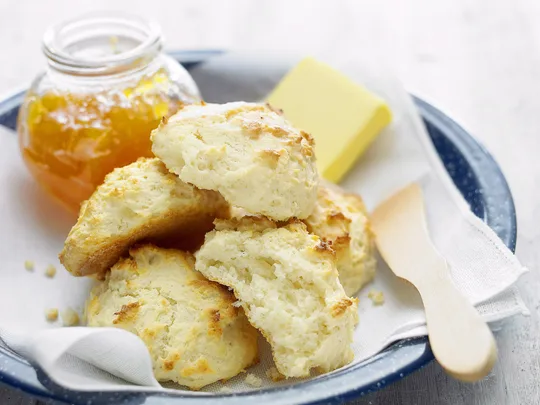 Butterless scones