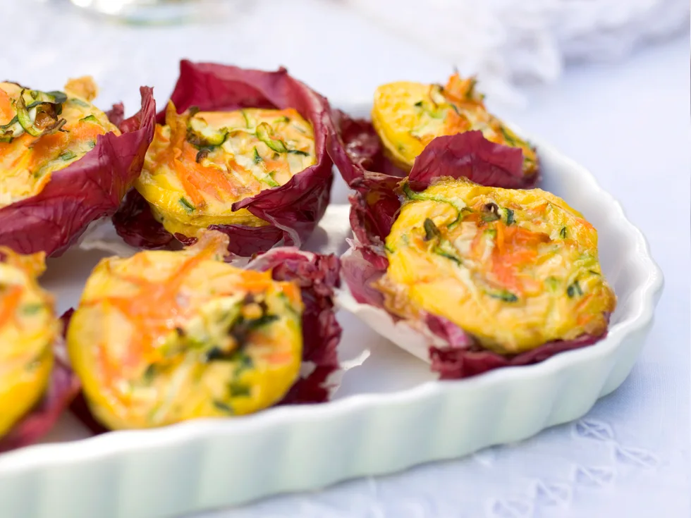 Carrot and Zucchini Mini Frittatas