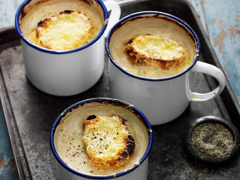 Cauliflower and gruyere soup
