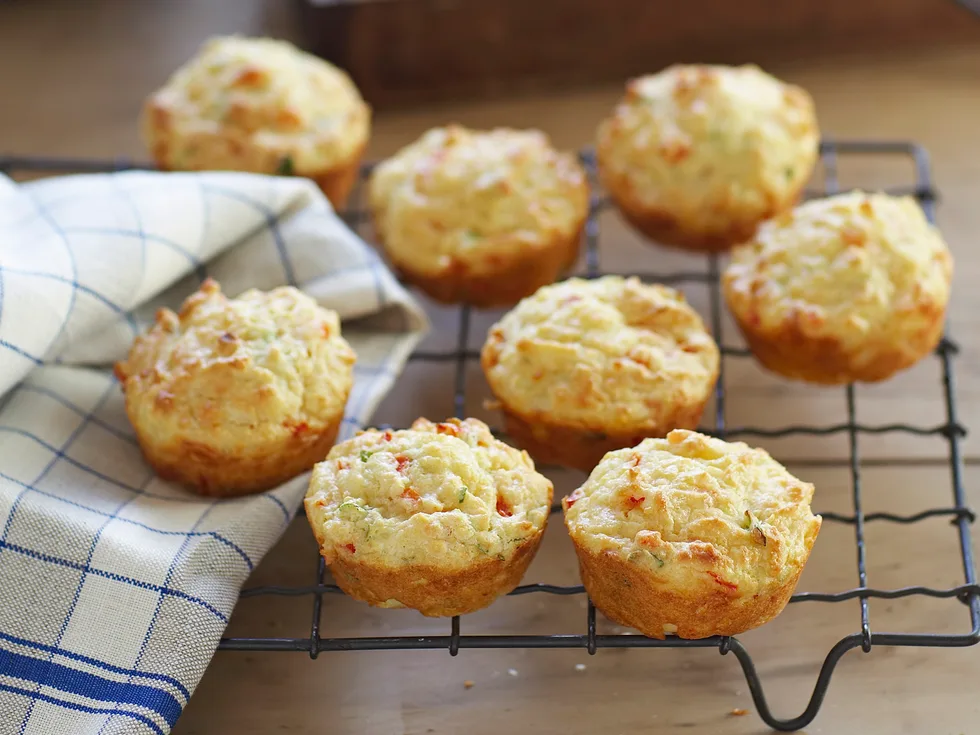 Cheese and Capsicum Muffins
