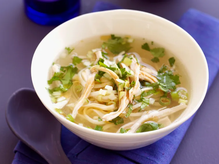 Chicken Coriander Noodle Soup