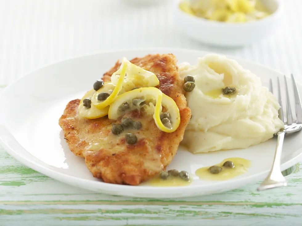 Chicken Schnitzels with Lemon