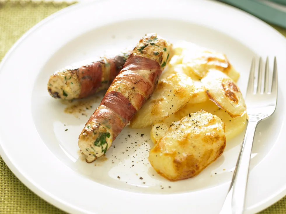 Chicken, Fetta and Prosciutto Sausages