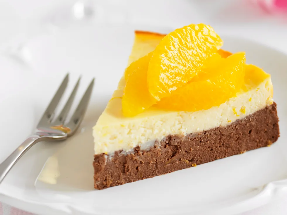 Chocolate and Orange Baked Ricotta