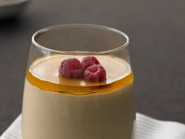 Coffee Creams with Caramel Whisky Sauce