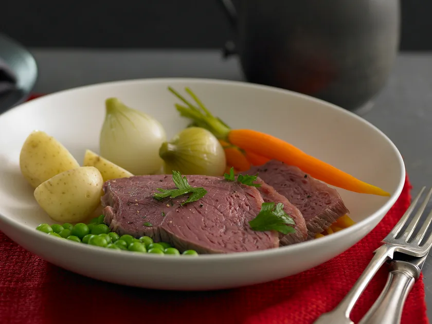 Corned beef dinner