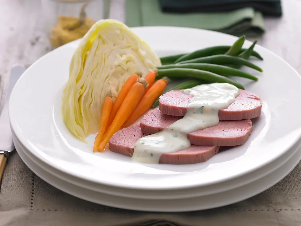 Corned Beef with Parsley Sauce