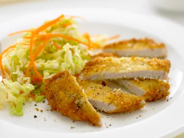 Crumbed Pork with Cabbage Salad (Tonkatsu)