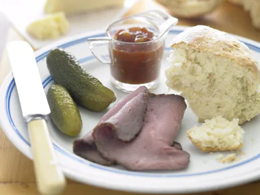 Damper for Ploughman's Lunch
