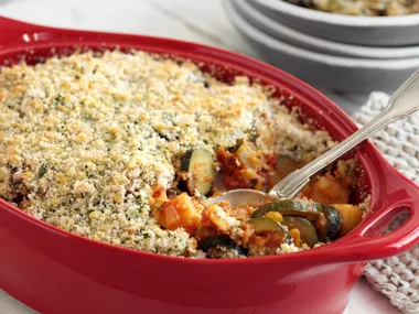 Dish Vegetable Crumble
