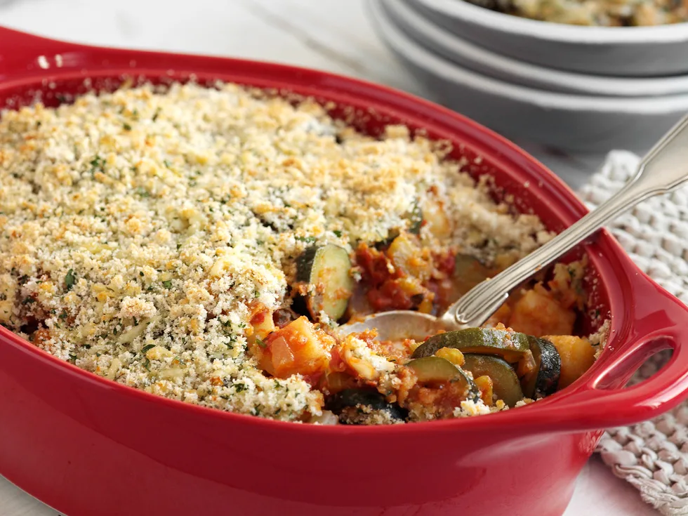 Dish Vegetable Crumble