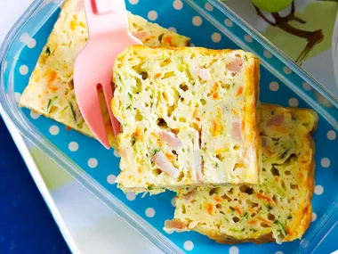 Bacon and vegie loaf