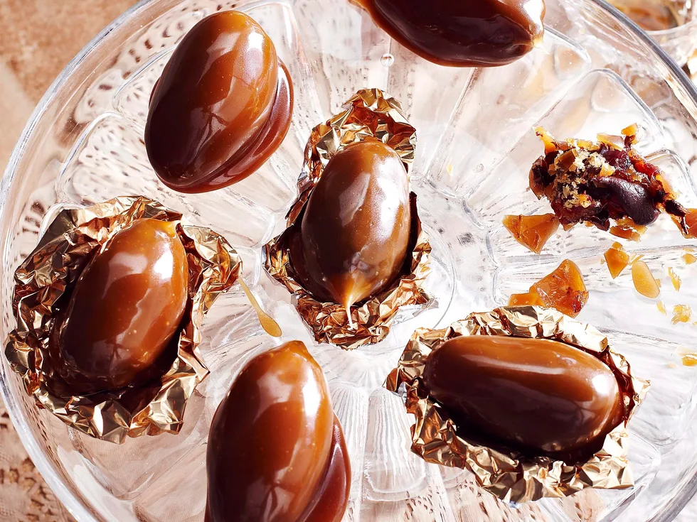 Caramel toffee dates