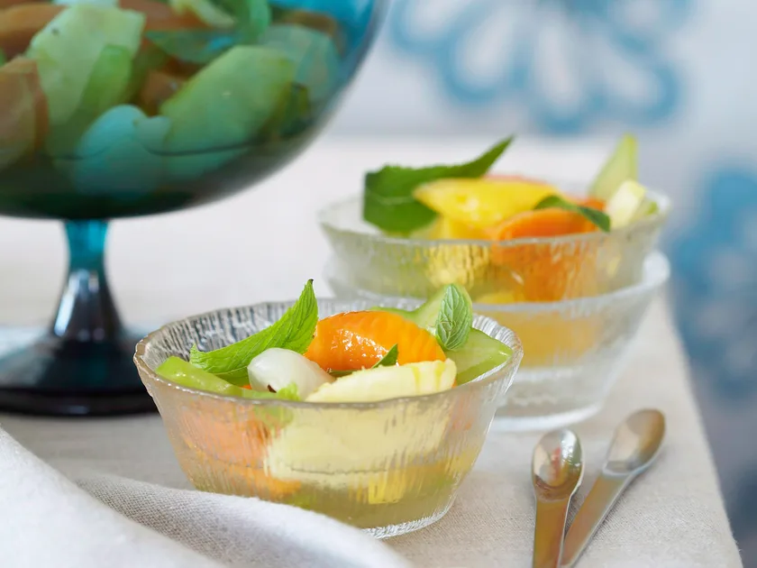 Summery lime fruit salad recipe