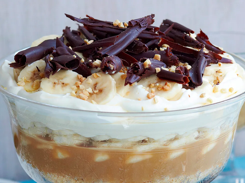 Banoffee trifle