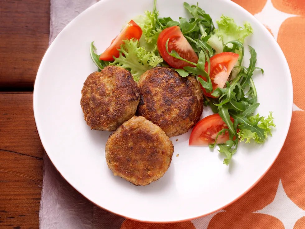 Beef and zucchini rissoles
