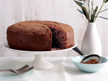 Beetroot and chocolate cake
