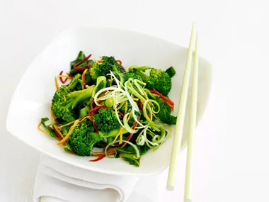 Broccoli and chilli stir-fry