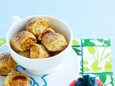 Chicken and leek sausage rolls