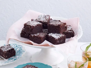 Choc mint brownies