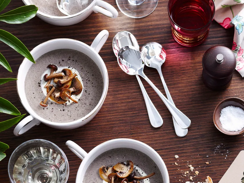 Creamy mushroom soup