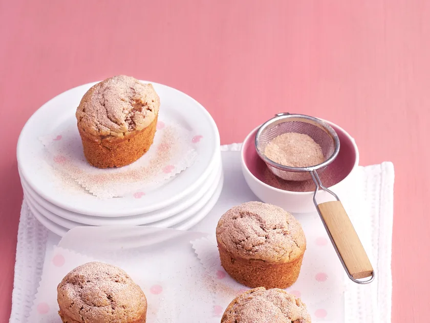 Dairy- free pear and cinnamon muffins