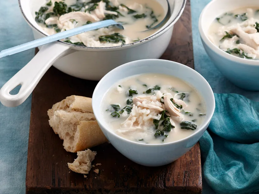 Greek lemon chicken soup