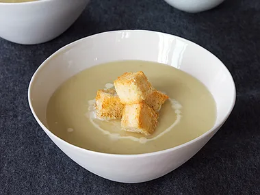 potato and jerusalem artichoke soup