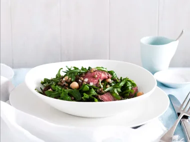 Lentil, Chickpea, Rocket and Sirloin Salad