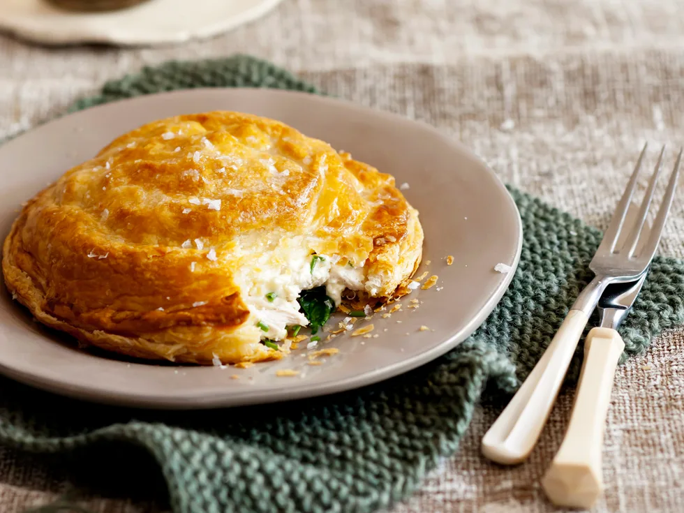 Chicken, lemon thyme and mascarpone pithiviers