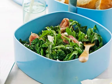 Rocket, Brocolini and Pesto Salad