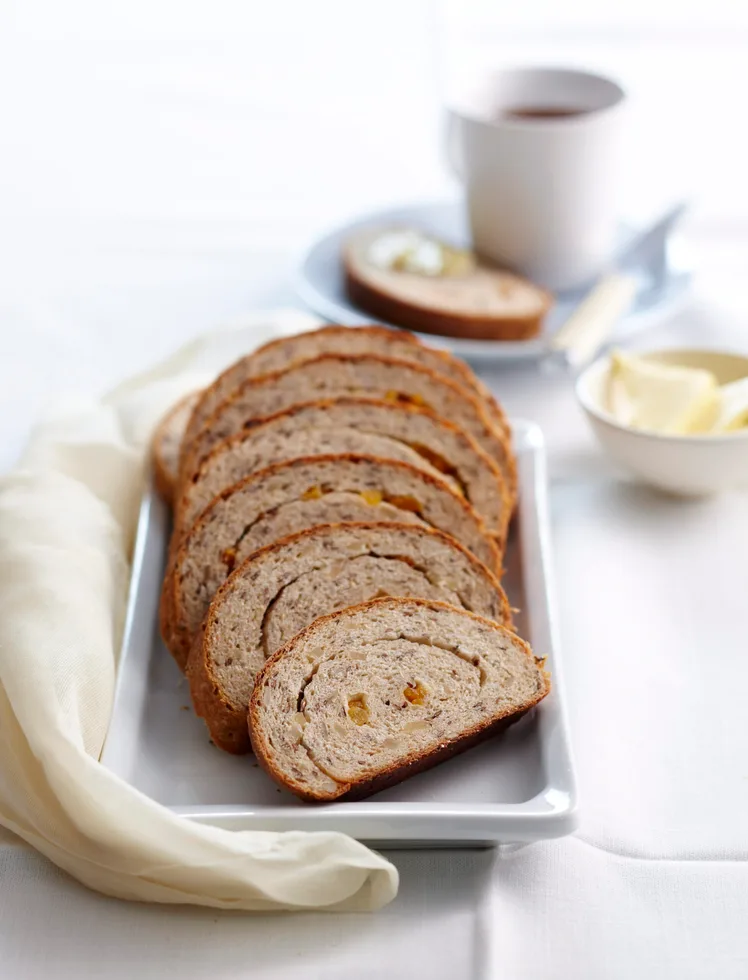 Apricot and honey bread