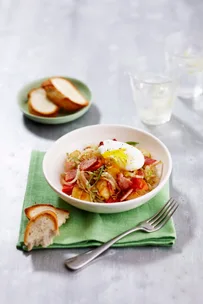 Bacon and potato hash