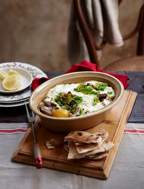 Baked Greek lamb stew
