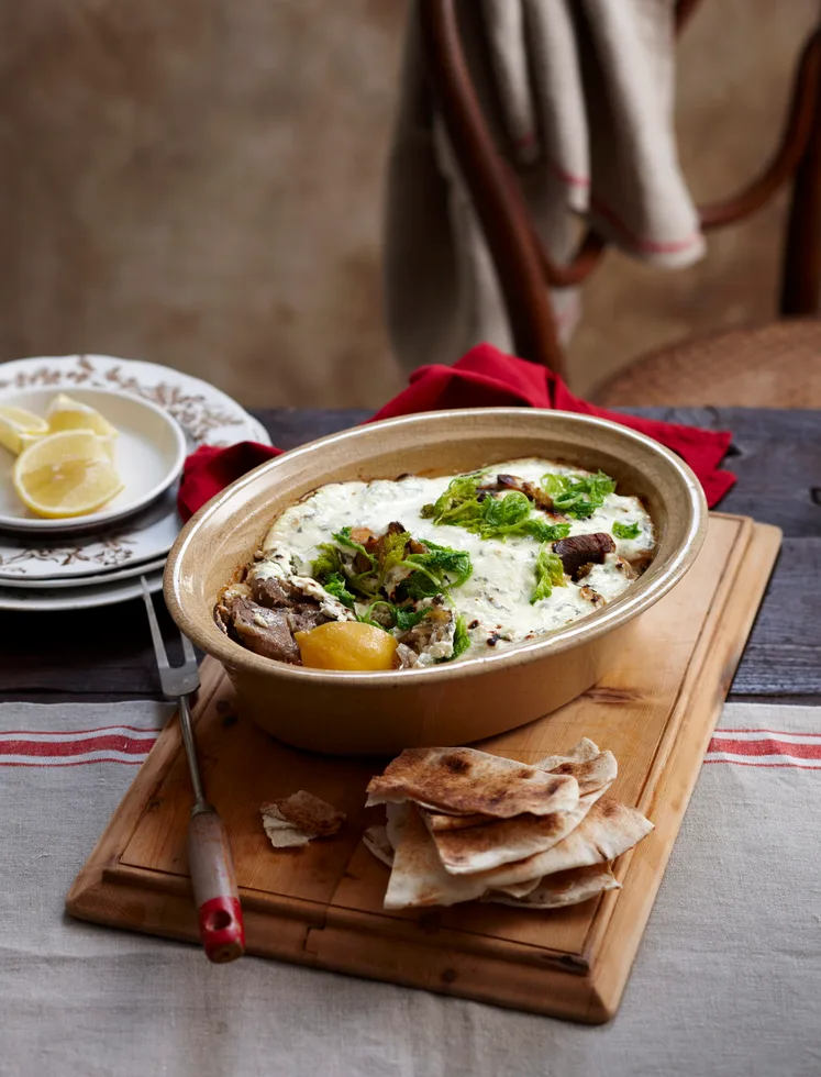 Baked Greek lamb stew