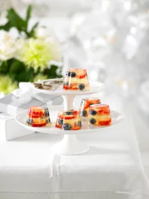 Berries and champagne