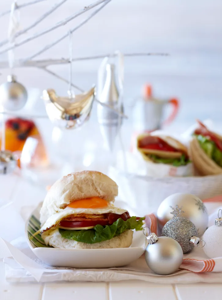 Breakfast burgers