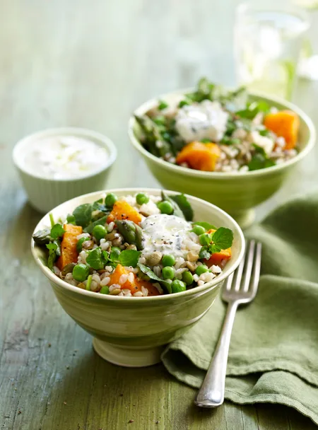 Brown rice salad