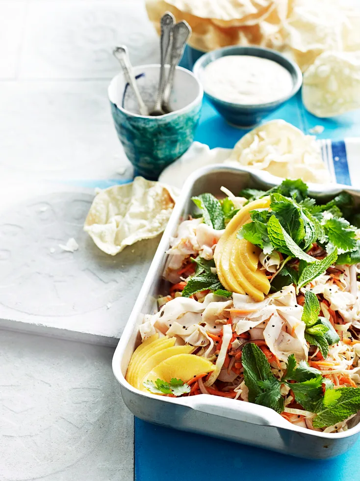 Indian turkey slaw