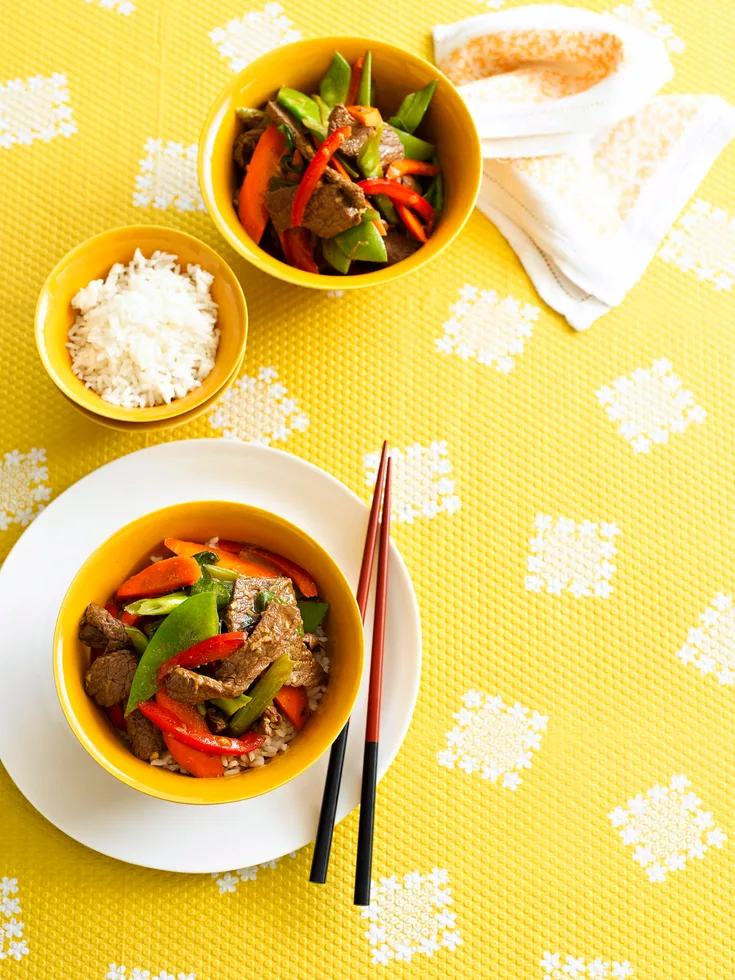 Japanese beef stir-fry