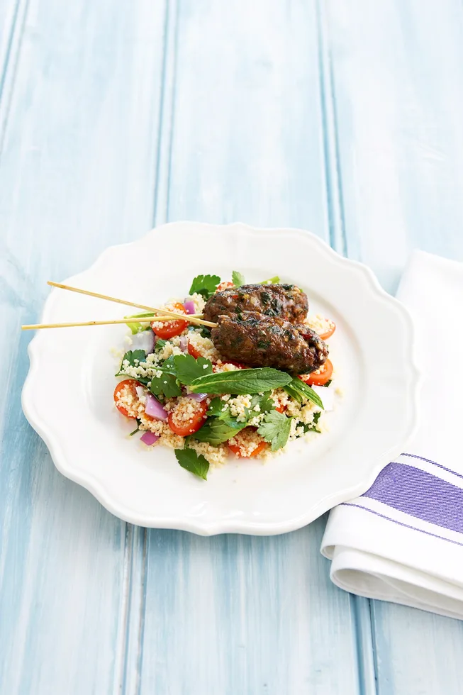 Kofta with tabouli