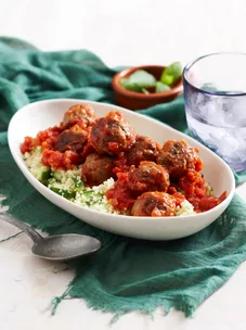 Lamb and apricot meatballs